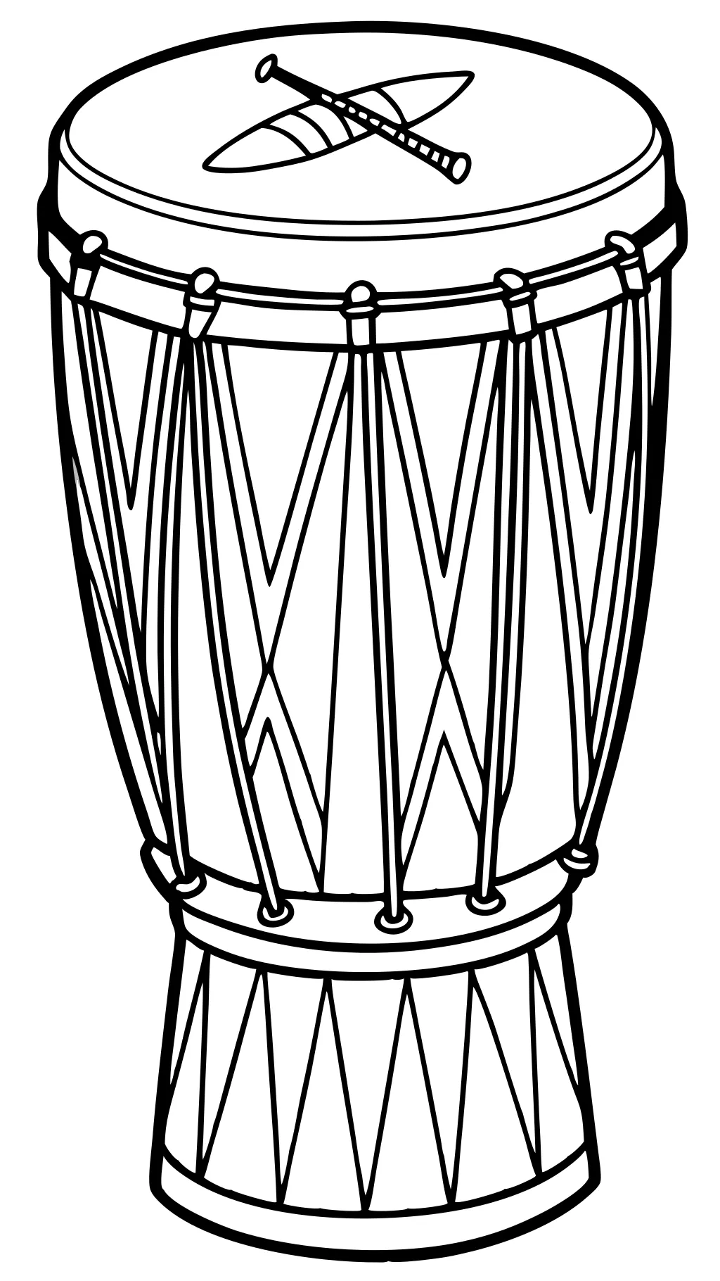 drum coloring pages